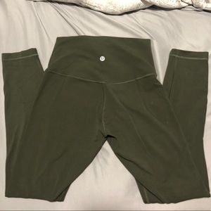 Lululemon Align green leggings